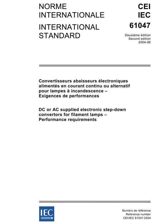 Cover IEC 61047:2004